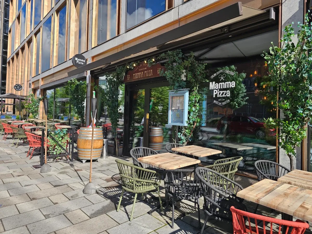 BookNoFees: Restaurante – Mamma Pizza Osteria di mare – Oslo – Mamma Pizza, restaurante de mariscos, foto 1