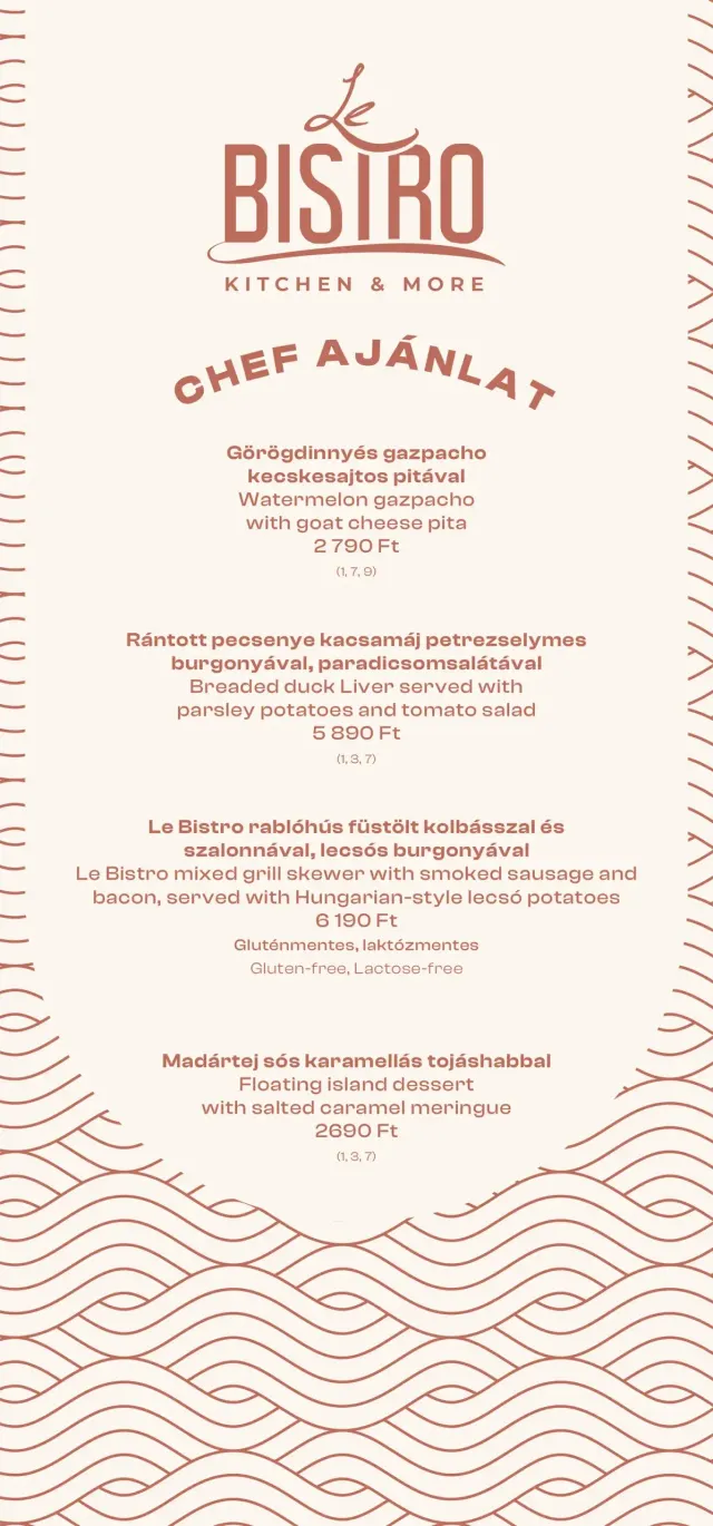 BookNoFees: Restaurante – Le Bistro – Budapest – El Bistro, foto 2