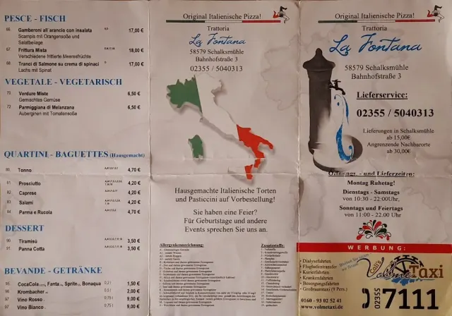 BookNoFees: Restaurante – Trattoria La Fontana – Schalksmühle – Trattoria La Fontana, foto 3