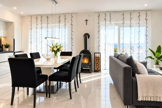 BookNoFees: Apartamento 2 de Auszeit-Vodice, con balcón y vista al mar – Vodice