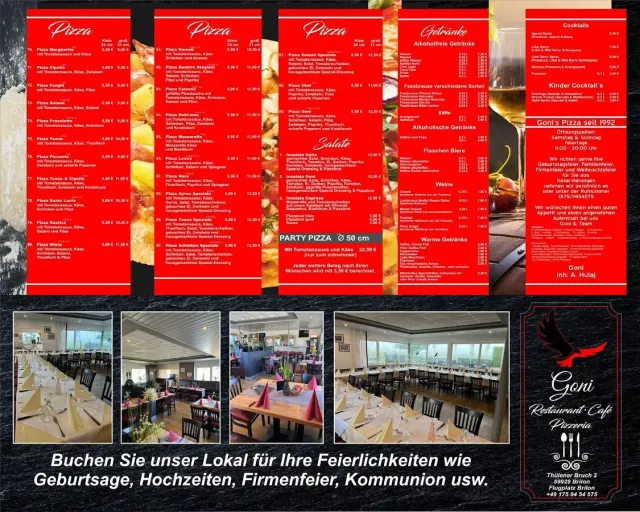 BookNoFees: Restaurante – Restaurant-Café-Pizzeria Goni – Brilon – Restaurante-Café-Pizzería Goni, foto 2