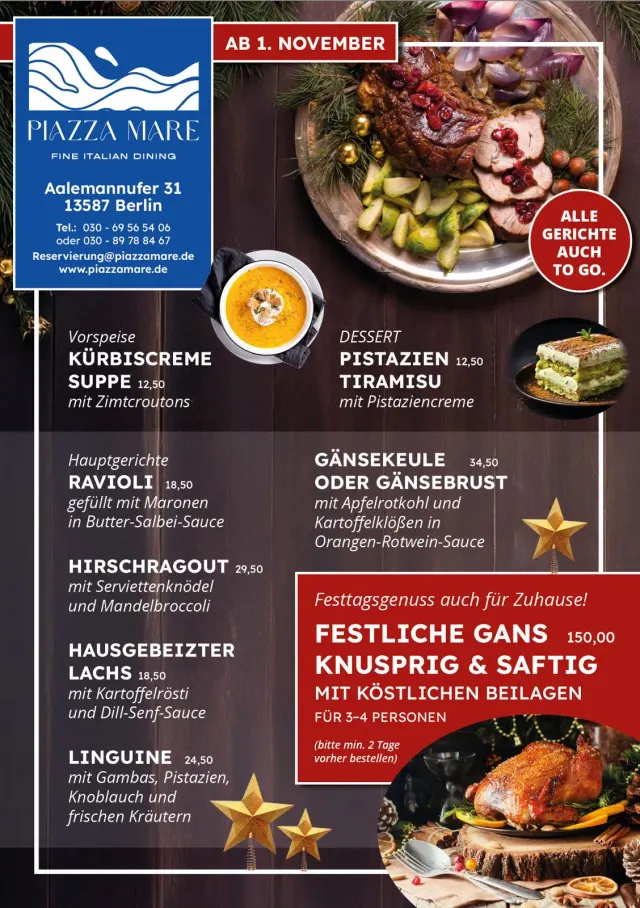 BookNoFees: Restaurante – Piazza Mare – Berlin – Plaza del Mar, foto 2