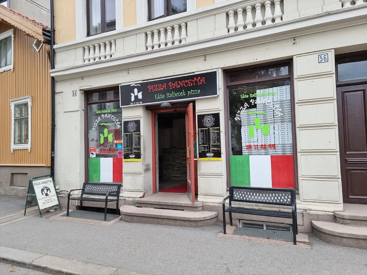 BookNoFees: Restaurante – Pizza Pancetta – Oslo – Pizza de panceta, foto 1