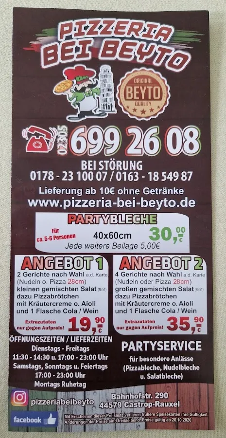 BookNoFees: Restaurante – Pizzeria bei Beyto – Castrop-Rauxel – Pizzeria bei Beyto, foto 2