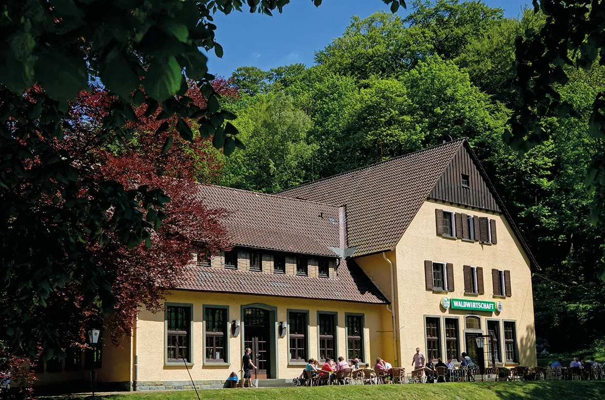 BookNoFees: Restaurante – Waldwirtschaft im Bilsteintal – Warstein – Silvicultura en el valle de Bilstein, foto 1