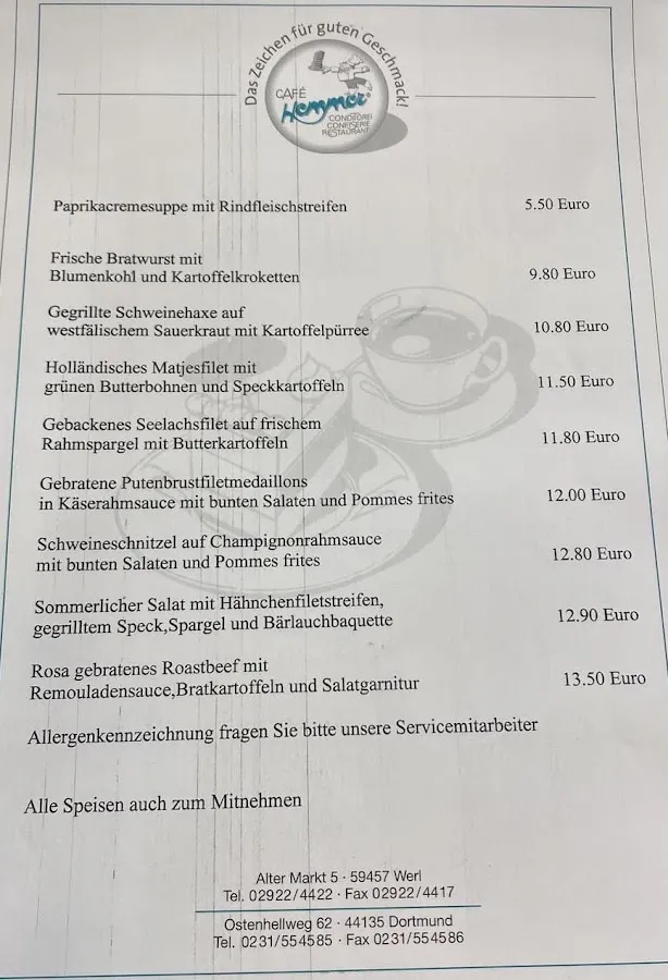 BookNoFees: Restaurante – Café Hemmer Conditorei – Dortmund – Café Hemmer Pastelería, foto 2