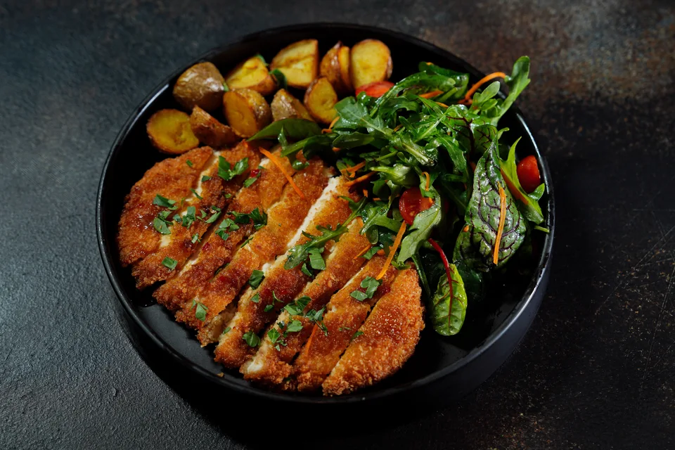 BookNoFees: Foto de ejemplo: Milanesa empanizada